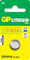 GP Battery CR1616 - Li/MnO2 2181