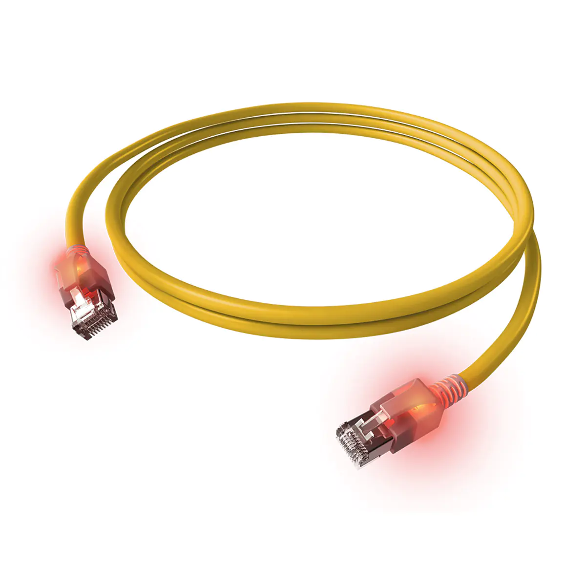 EasyLan Sacon 442622,3, 3 m, Cat6a, Gelb, RJ-45, S/FTP (S-STP), RJ-45 442622,300