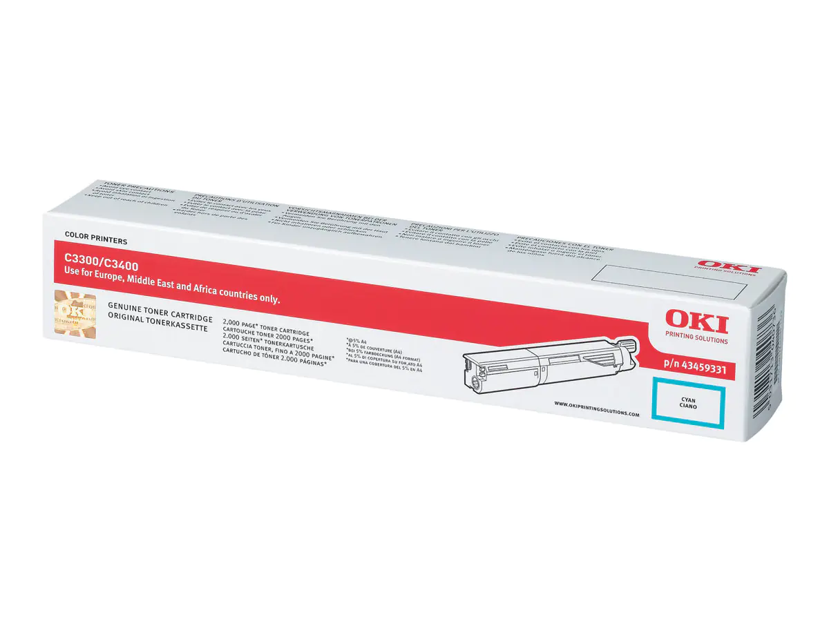 OKI Cyan - original - Tonerpatrone - für C3300n 43459331