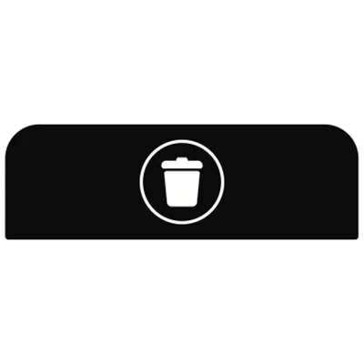 Rubbermaid Hinweisschild 48,9 x 20,36 cm (B x H) Restmüll Kunststoff Rubbermaid Hinweisschild 48,9 x 20,36 cm (B x H) Restmüll Kunststoff