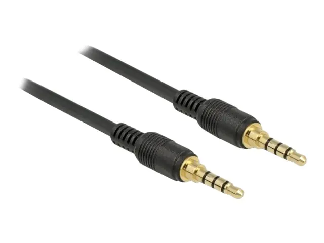 Delock Audiokabel - 4-poliger Mini-Stecker männlich zu 4-poliger Mini-Stecker männlich 85601