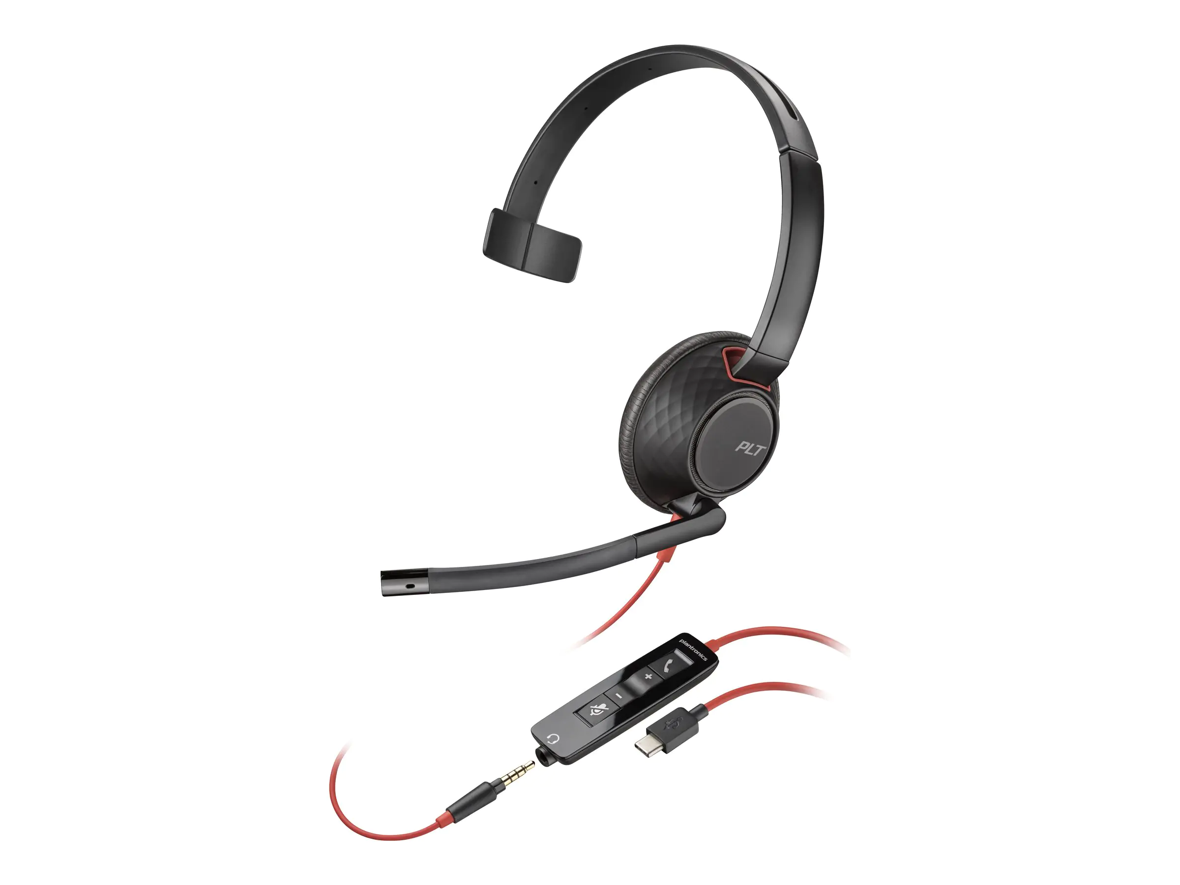 Poly Blackwire 5210 - Blackwire 5200 series - Headset - On-Ear - kabelgebunden - 3,5 mm Stecker, USB-C - Schwarz - Zertifiziert für Microsoft Teams, Zertifiziert für Skype für Unternehmen, Cisco Jabber Certified, Avaya Certified, Works With Chromebook Cer Poly Blackwire 5210 - Blackwire 5200 series - Headset - On-Ear - kabelgebunden - 3,5 mm Stecker, USB-C - Schwarz - Zertifiziert für Microsoft Teams, Zertifiziert für Skype für Unternehmen, Cisco Jabber Certified, Avaya Certified, Works With Chromebook Cer