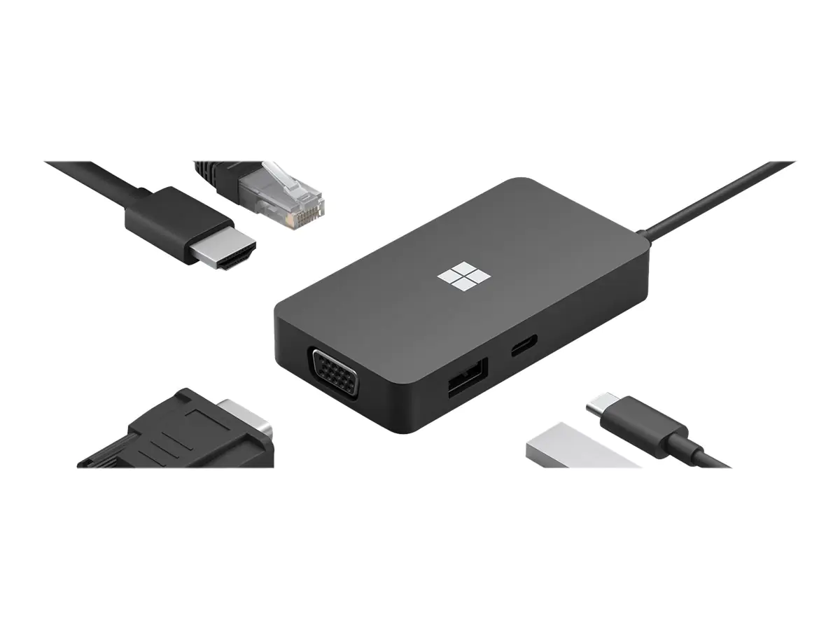 Microsoft USB-C Travel Hub - Docking Station 1E4-00002 Microsoft USB-C Travel Hub - Docking Station 1E4-00002