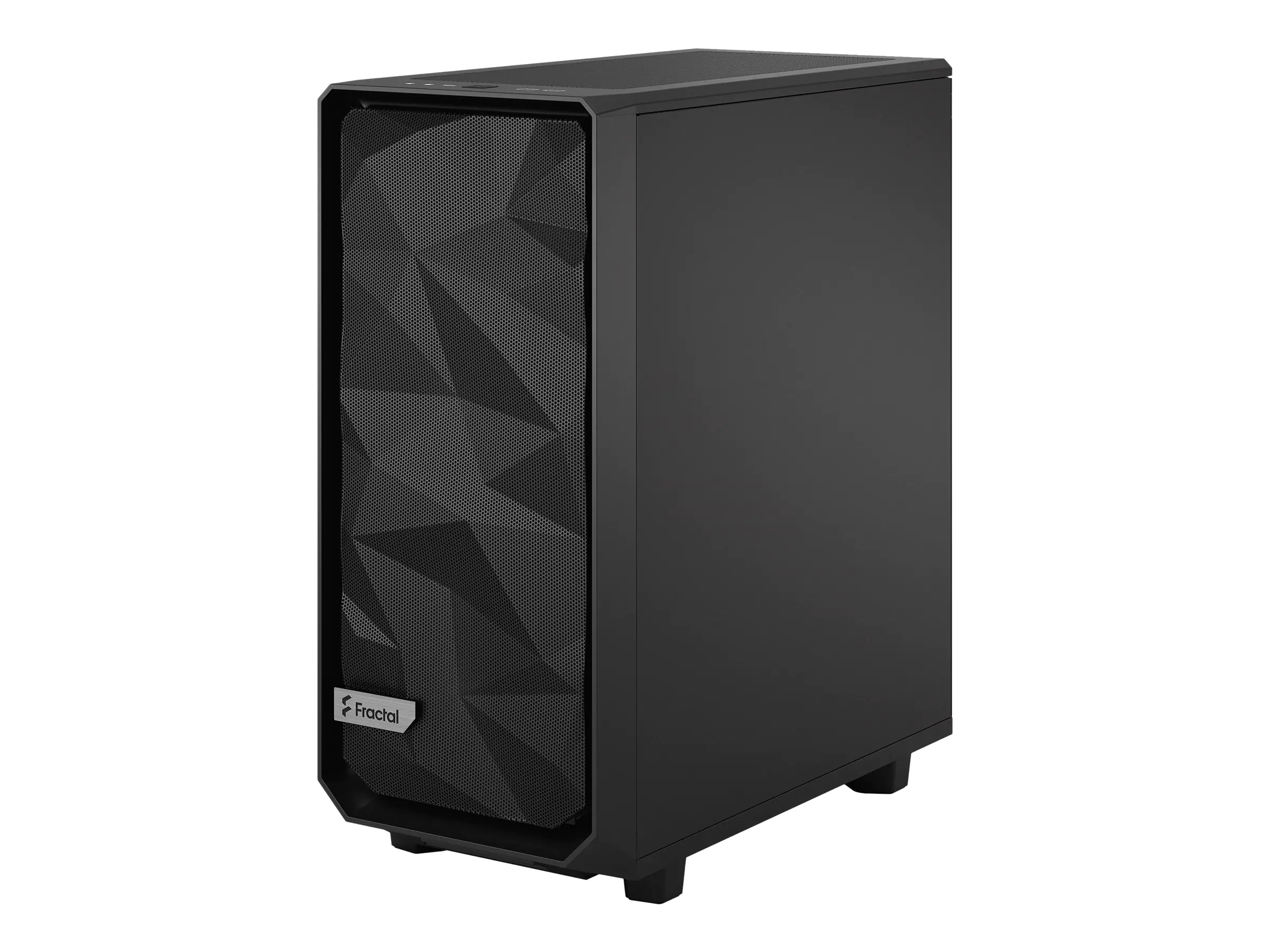 Fractal Design Meshify 2 Compact - Mid tower - ATX - keine Spannungsversorgung (ATX) - Schwarz - USB/Audio