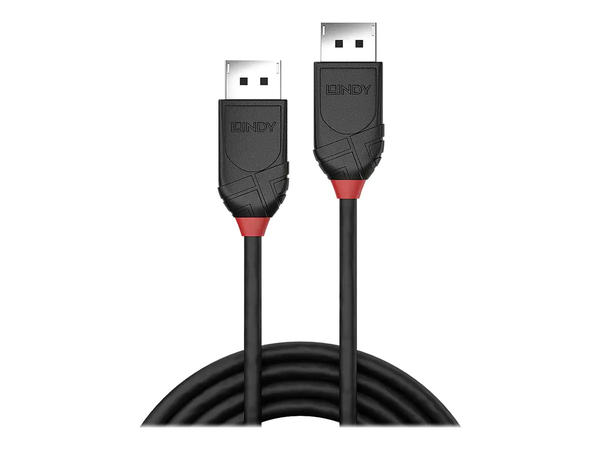 Lindy Black Line - DisplayPort-Kabel - DisplayPort (M) zu DisplayPort (M) - DisplayPort 1.2 - 1 m - Schwarz Lindy Black Line - DisplayPort-Kabel - DisplayPort (M) zu DisplayPort (M) - DisplayPort 1.2 - 1 m - Schwarz