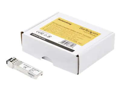 StarTech.com SFP10GUSREMS Transceiver Modul (SFP+ Module, 10GBase-SR Dell EMC kompatibel, Glasfaser, 850nm, LC Multimode mit DDM)