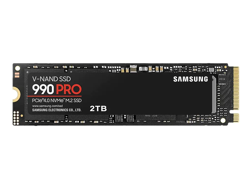 Samsung 990 PRO MZ-V9P2T0BW - SSD - verschlüsselt - 2 TB - intern - M.2 2280 - PCIe 4.0 x4 (NVMe) - 256-Bit-AES - TCG Opal Encryption 2.0 Samsung 990 PRO MZ-V9P2T0BW - SSD - verschlüsselt - 2 TB - intern - M.2 2280 - PCIe 4.0 x4 (NVMe) - 256-Bit-AES - TCG Opal Encryption 2.0