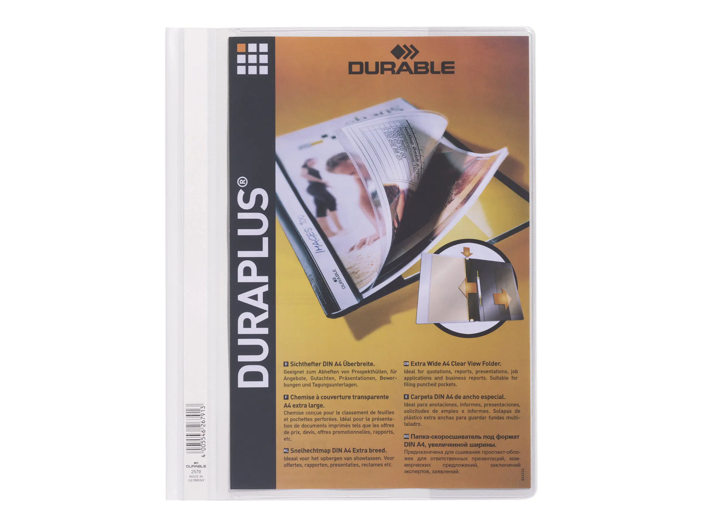 DURABLE Angebotshefter DURAPLUS 257902 DIN A4 PP weiß