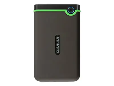 Transcend StoreJet 25M3C - Festplatte - 2 TB - extern (tragbar) - 2.5" (6.4 cm) - USB 3.1 Gen 1 - Iron Gray