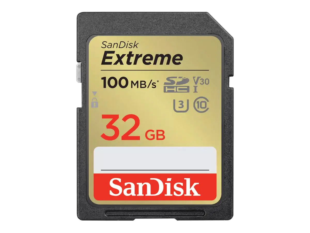 SanDisk Extreme PLUS - Flash-Speicherkarte - 32 GB - UHS-I U3 / Class10 - SDHC UHS-I