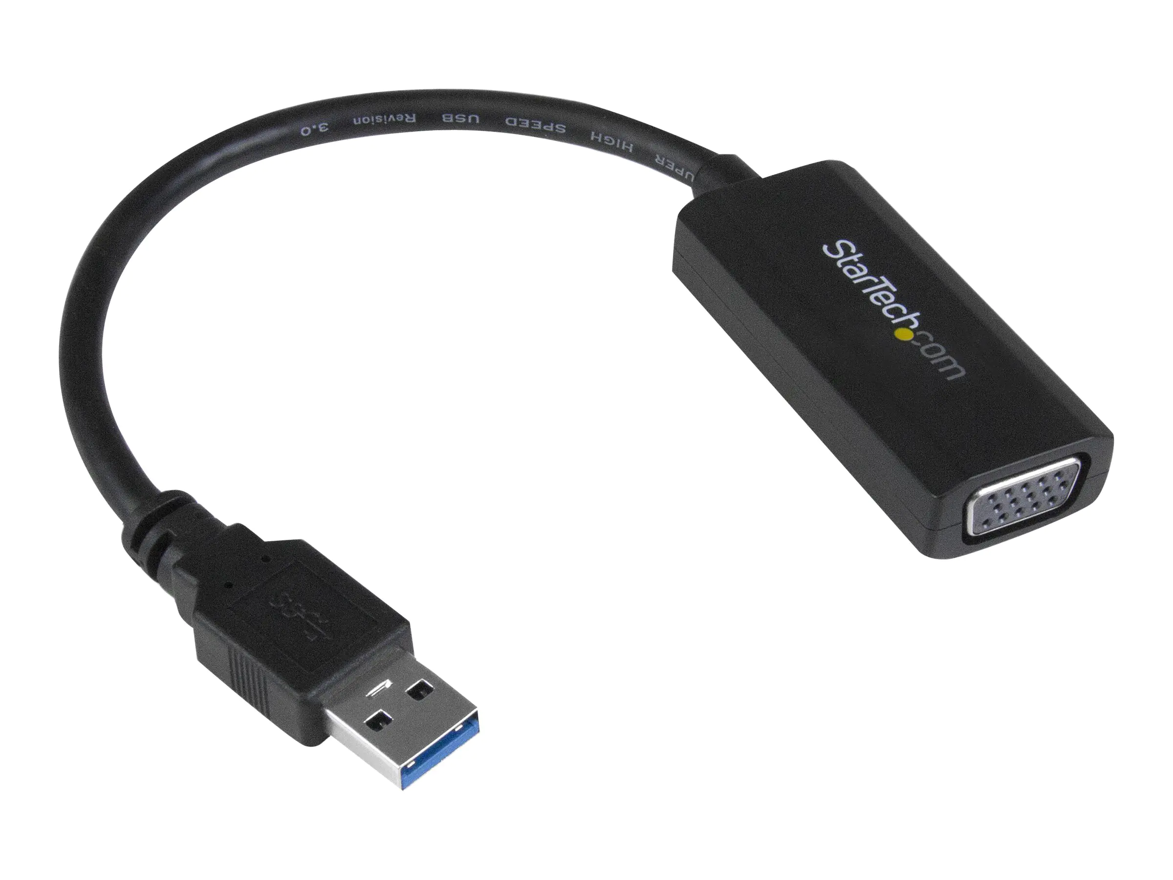 StarTech.com USB 3.0 auf VGA Adapter / Konverter mti on-board driver - 1920x1200 - USB/VGA-Adapter - USB Typ A (M) USB32VGAV