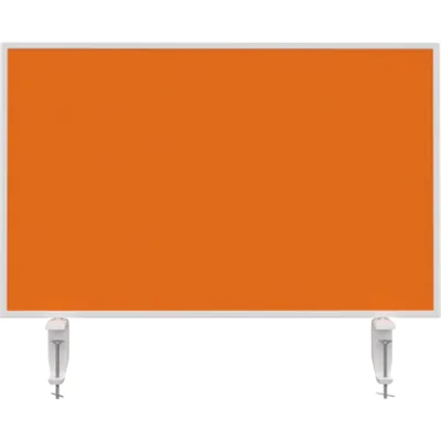 magnetoplan® Tischtrennwand VarioPin 80 x 50 cm (B x H) 2cm schwer entflammbar orange