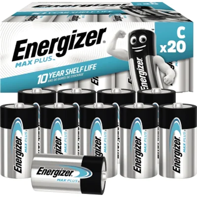Energizer Batterie Max Plus E301324104 C/Baby/LR14 20 St.