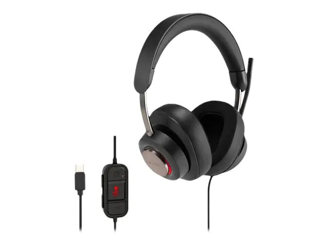 Kensington H2000 - Headset - ohrumschließend - kabelgebunden - USB-C - Geräuschisolierung