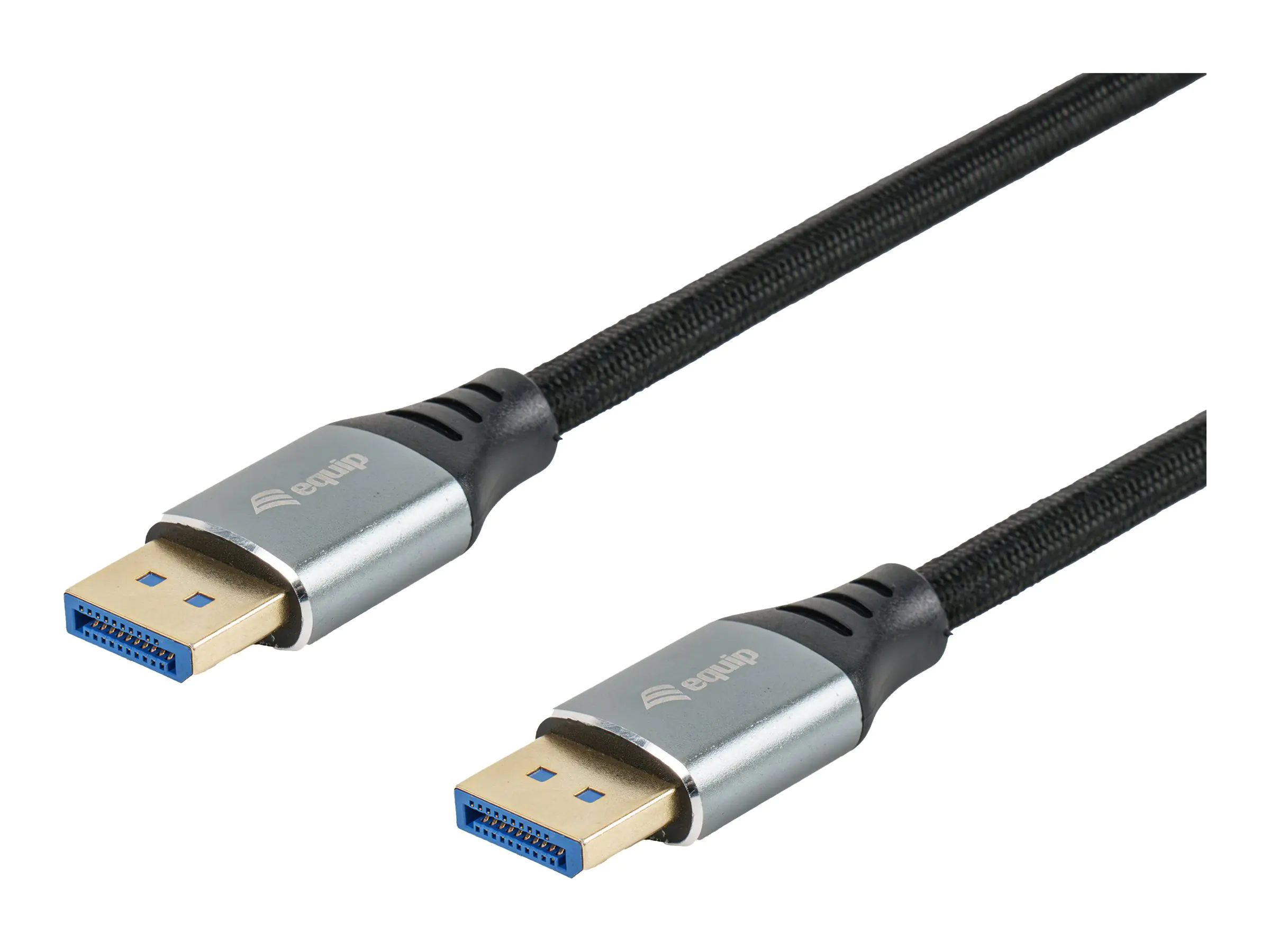 Equip DisplayPort 2.1 St/St 1.00m16K/60Hz komp.HDCP Alum. gr - Digital/Display/Video