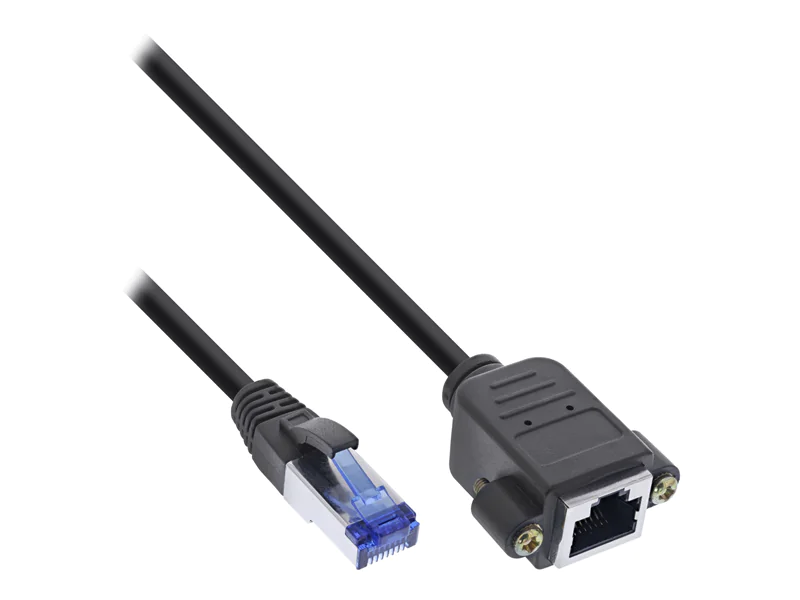 InLine Patchkabel Verlängerung - S/FTP (PiMf) - Cat.6A - halogenfrei - Kupfer - 7,5m 76507X