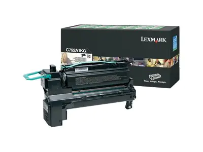 Lexmark Schwarz - original - Tonerpatrone LCCP C792A1KG