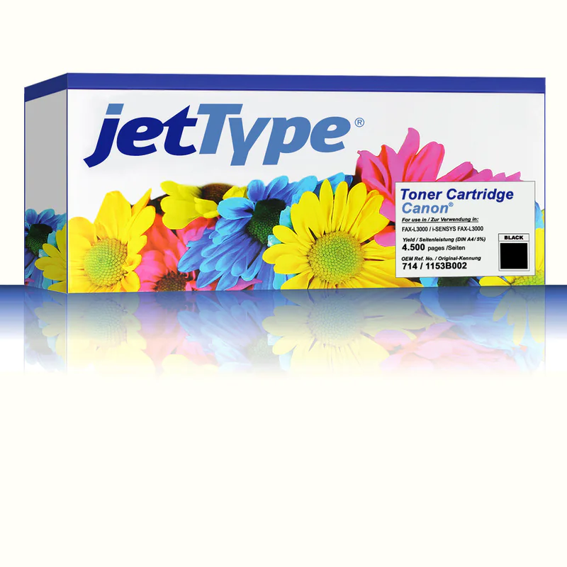 jetType Toner kompatibel zu Canon 1153B002 714 schwarz 4.500 Seiten 1 Stück