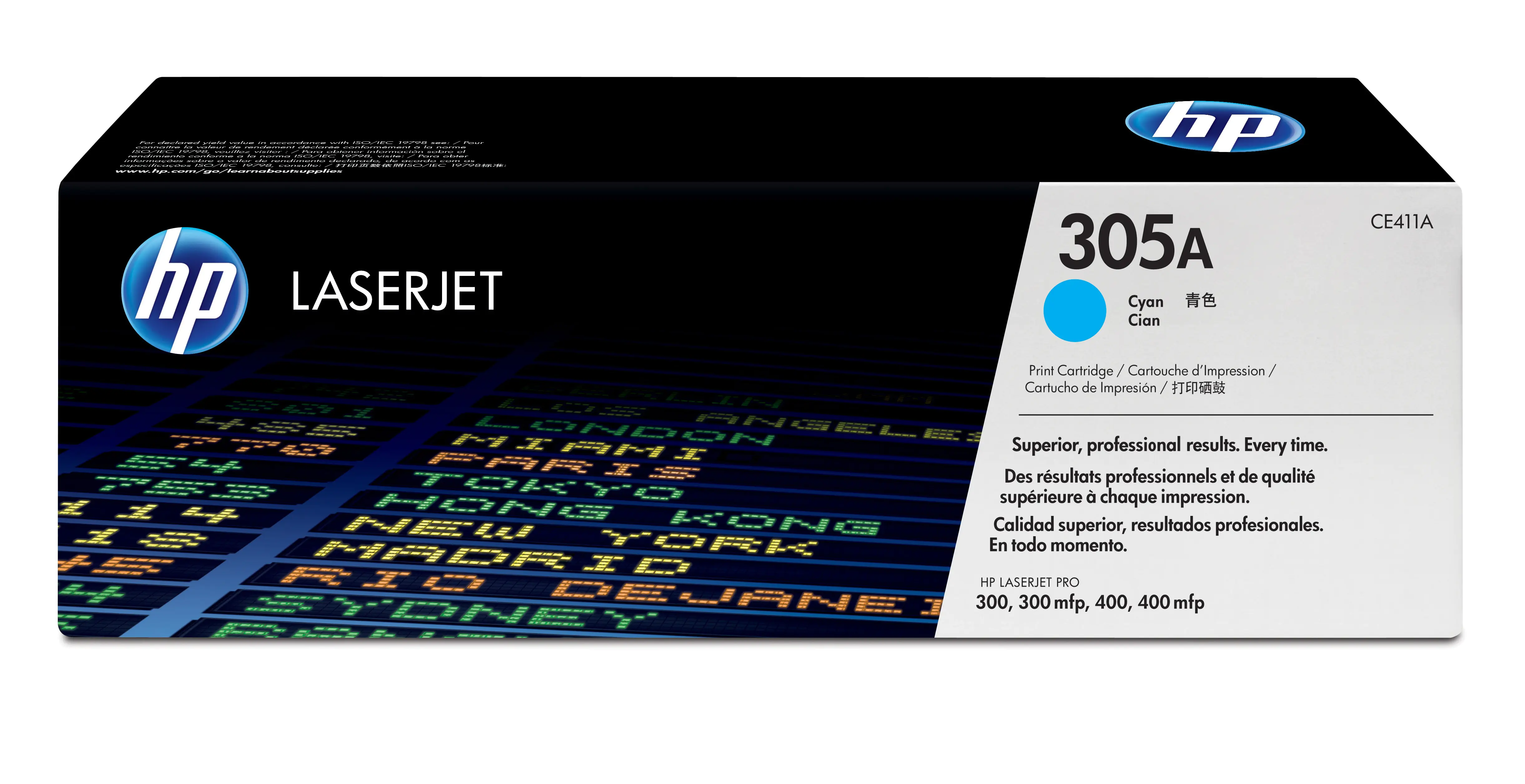 HP 305A - Cyan - Original - LaserJet - Tonerpatrone (CE411A) - für LaserJet Pro 300 color M351a, 300 color MFP M375nw, 400 color M451, 400 color MFP M475 HP 305A - Cyan - Original - LaserJet - Tonerpatrone (CE411A) - für LaserJet Pro 300 color M351a, 300 color MFP M375nw, 400 color M451, 400 color MFP M475