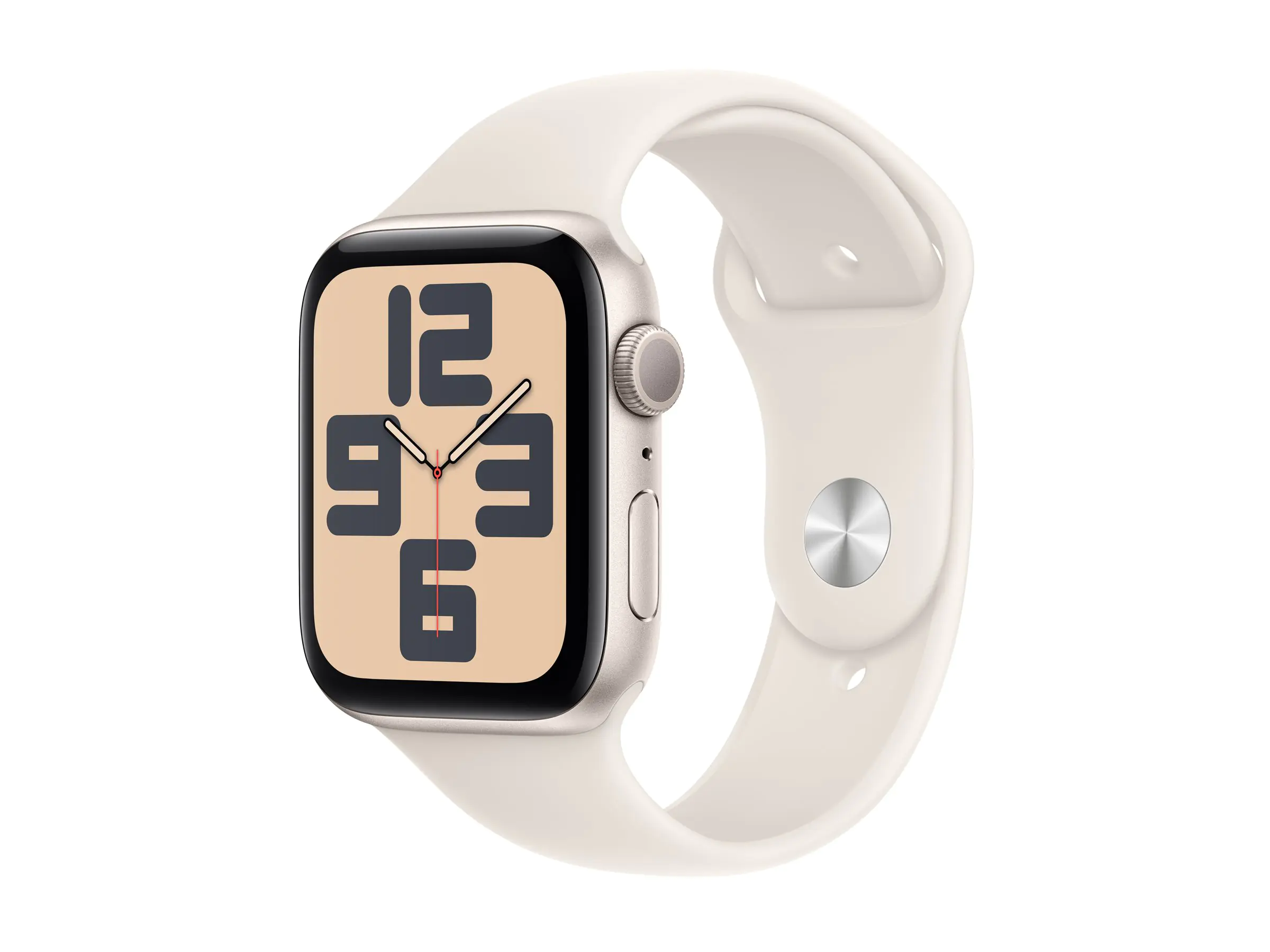 Apple Watch SE (GPS) - 40 mm - Starlight Aluminium - intelligente Uhr mit Sportband - Flouroelastomer - Starlight - Bandgröße: S/M - 32 GB - Wi-Fi 4, Bluetooth - 26.4 g Apple Watch SE (GPS) - 40 mm - Starlight Aluminium - intelligente Uhr mit Sportband - Flouroelastomer - Starlight - Bandgröße: S/M - 32 GB - Wi-Fi 4, Bluetooth - 26.4 g
