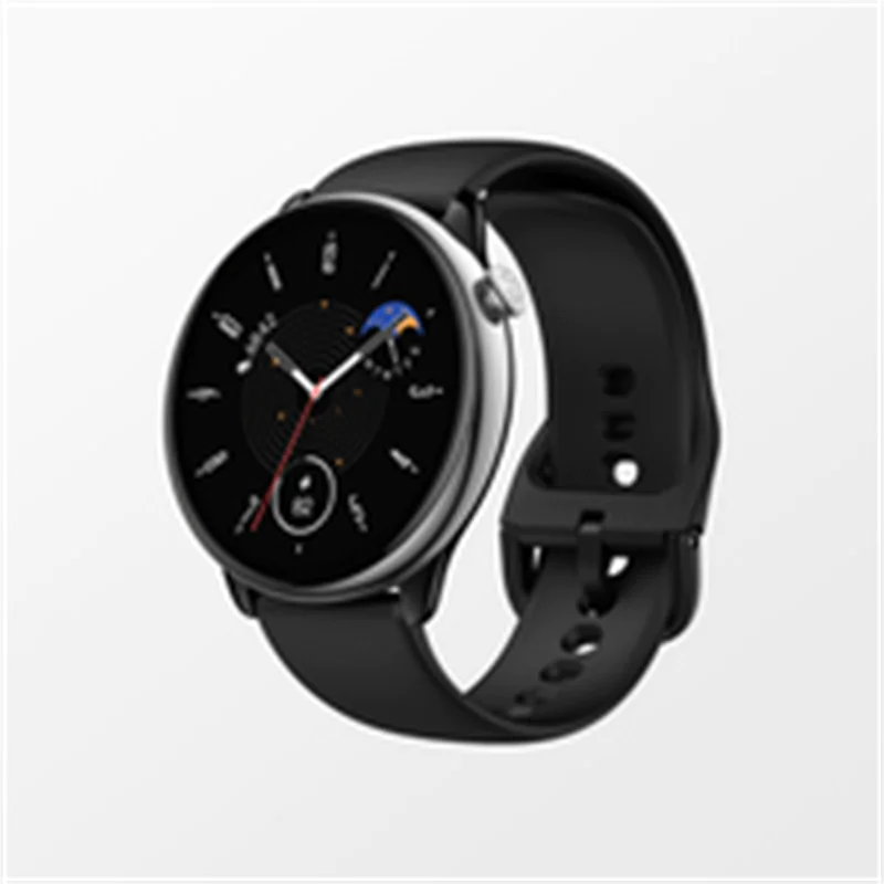 Amazfit GTR Mini - Intelligente Uhr mit Riemen - Silikon - Handgelenkgröße: 150-200 mm - Anzeige 3.3 cm (1.28") - Bluetooth - 24.6 g - schwarz