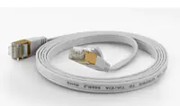 WANTEC 7011, 10 m, Cat6a, F/UTP (FTP), RJ-45, RJ-45, Weiß