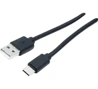 exertis Connect - USB-Kabel - USB (M) zu 24 pin USB-C (M) - USB 2.0 - 3 A - 3 m - Schwarz exertis Connect - USB-Kabel - USB (M) zu 24 pin USB-C (M) - USB 2.0 - 3 A - 3 m - Schwarz