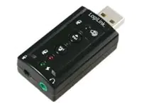 LogiLink USB Soundcard with Virtual 7.1 Soundeffects UA0078