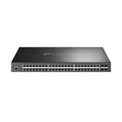 TP-Link JetStream TL-SG3452P V1 - Switch - managed - 48 x 10/100/1000 (PoE+) + 4 x Gigabit SFP - an Rack montierbar - PoE+ (384 W) TP-Link JetStream TL-SG3452P V1 - Switch - managed - 48 x 10/100/1000 (PoE+) + 4 x Gigabit SFP - an Rack montierbar - PoE+ (384 W)