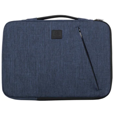 Exacompta Notebookhülle Sleeve 37 x 28 x 2,5 cm (B x H x T) Minifronttasche mit Reißverschluss Polyester, 100 % recycelt business blau Exacompta Notebookhülle Sleeve 37 x 28 x 2,5 cm (B x H x T) Minifronttasche mit Reißverschluss Polyester, 100 % recycelt business blau