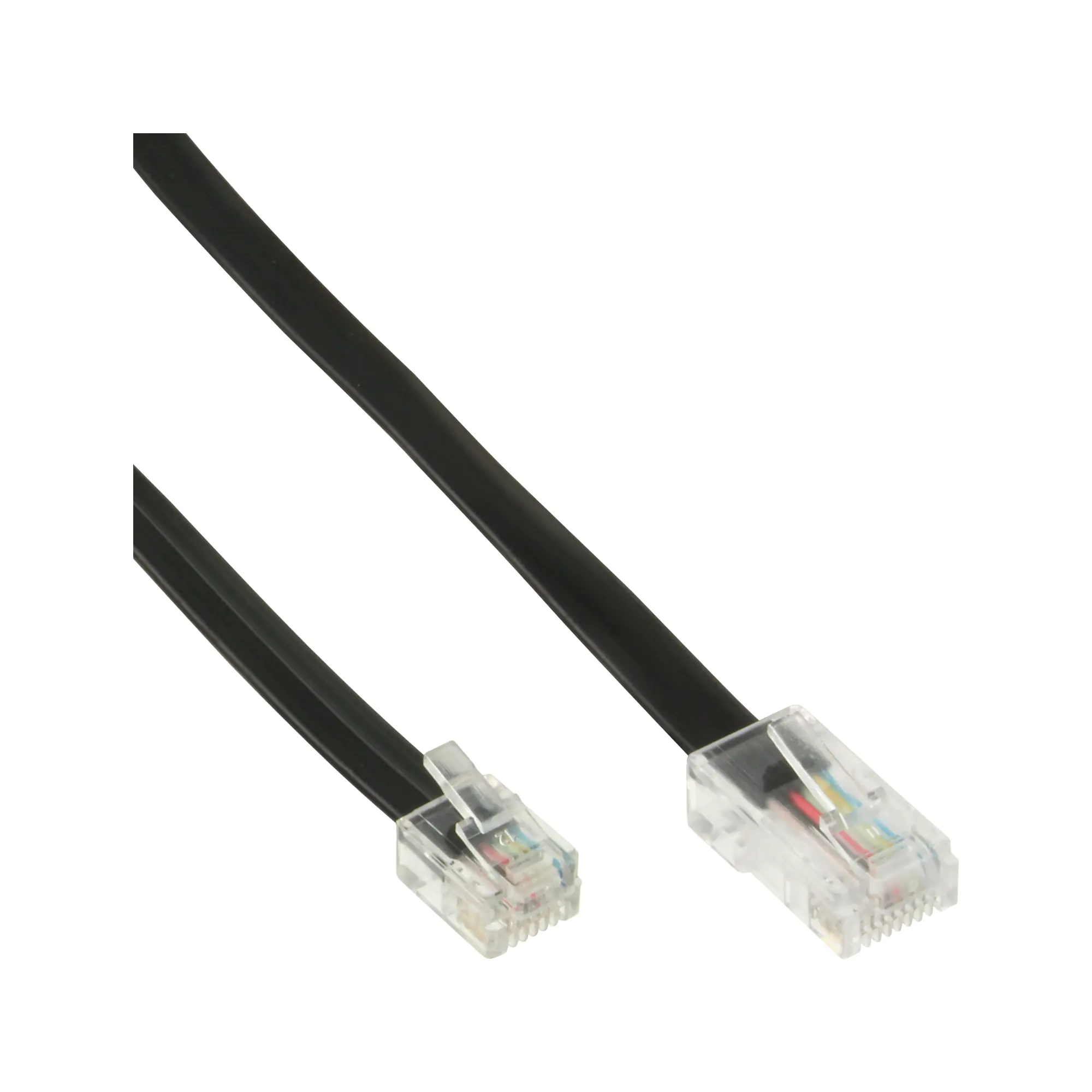 InLine Modularkabel - RJ45 zu RJ12 Stecker / Stecker - 6-adrig - 3m 18643