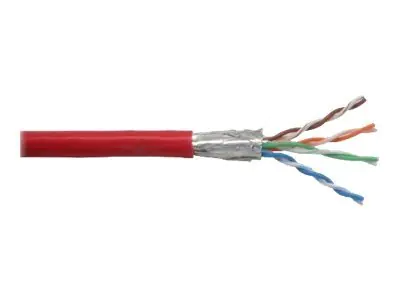 InLine - Bulkkabel - 100 m - SFTP - CAT 5e - verseilt - Rot
