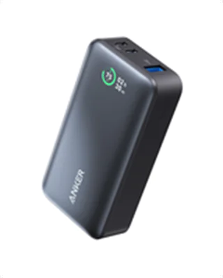ANKER 533 Power Bank (PowerCore 30W), 10000 mAh, Lithium, Power Delivery, PowerIQ 3.0, Quick Charge 3.0, 5 V, Schwarz A1256G11