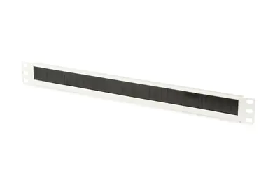DIGITUS Professional DN-97660 - Kabelführungspanel mit Bürste - Hellgrau, RAL 7035 - 1U - 48.3 cm (19")