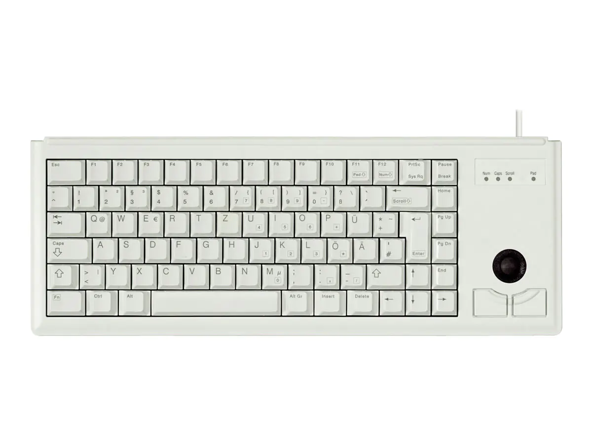 CHERRY Compact-Keyboard G84-4400 - Tastatur - USB - Deutsch - Hellgrau CHERRY Compact-Keyboard G84-4400 - Tastatur - USB - Deutsch - Hellgrau