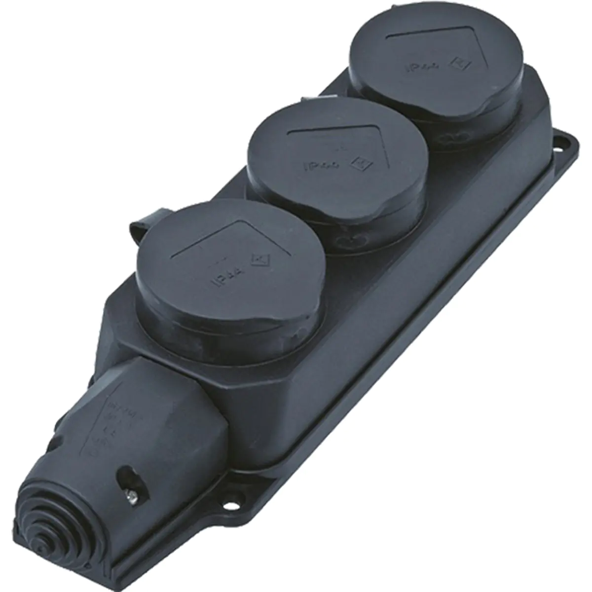 Bachmann Steckdosenleiste - Wechselstrom 230 V - Ausgangsanschlüsse: 3 (3 x Stromversorgung) 381.109