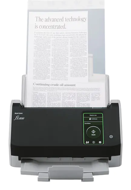 Ricoh fi-8040, 210 x 297 mm, 600 x 600 DPI, 24 Bit, 8 Bit, 40 Seiten pro Minute, 80 ipm PA03836-B001