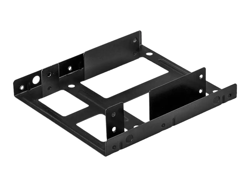 Lindy 2 x 2.5" HDD & SSD Expansion Bracket - Laufwerksschachtadapter - 3.5" to 2 x 2.5" (8,9 cm bis 2 x 6,4 cm) - Schwarz