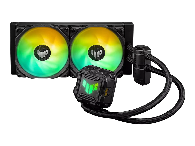 ASUS TUF Gaming LC 240 II ARGB - Prozessor-Flüssigkeitskühlsystem - Kühlergröße: 240 mm - (für: LGA1700, LGA1200, LGA115x Socket, AM4, AM5) 90RC00U1-M0UAY0