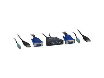 Argus KVM-LS-21JA - KVM-/Audio-Switch - 2 x KVM/Audio - Desktop