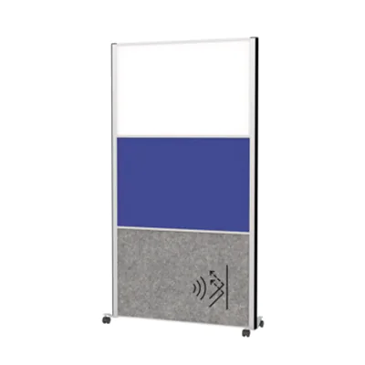 MAUL Stellwand MAULconnecto 100 x 182 cm (B x H) Zweibeinstativ Stahl, Textil, 100 % PES-Fasern weiß, blau, dunkelgrau MAUL Stellwand MAULconnecto 100 x 182 cm (B x H) Zweibeinstativ Stahl, Textil, 100 % PES-Fasern weiß, blau, dunkelgrau
