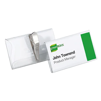 DURABLE Namensschild 811019 75x40mm Kunststoff tr 25 St./Pack. DURABLE Namensschild 811019 75x40mm Kunststoff tr 25 St./Pack.