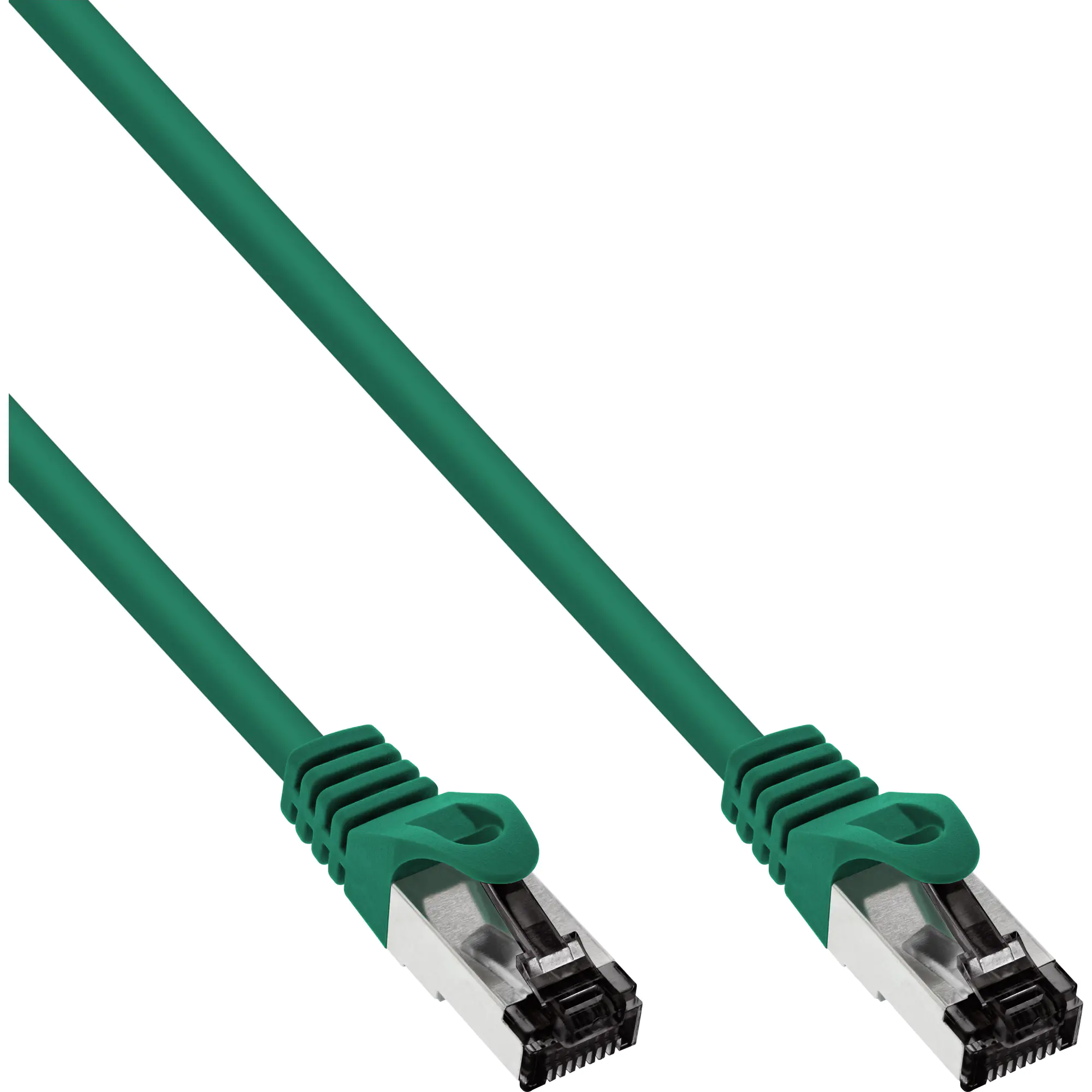 InLine Patchkabel - S/FTP (PiMf) - Cat.8.1 - 2000MHz - halogenfrei - grün - 1m 78801G