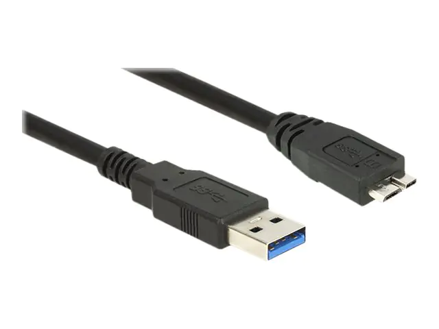 DeLOCK - USB-Kabel - USB Typ A (M) bis Micro-USB Type B (M) - USB 3.0 - 50 cm - Schwarz DeLOCK - USB-Kabel - USB Typ A (M) bis Micro-USB Type B (M) - USB 3.0 - 50 cm - Schwarz