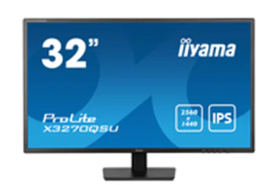 Iiyama ProLite X3270QSU-B1 - LED-Monitor - 81.3 cm (32") (31.5" sichtbar) - 2560 x 1440 WQHD @ 100 Hz - IPS - 250 cd/m² - 1200:1 - 3 ms - 2xHDMI, DisplayPort - Lautsprecher - mattschwarz Iiyama ProLite X3270QSU-B1 - LED-Monitor - 81.3 cm (32") (31.5" sichtbar) - 2560 x 1440 WQHD @ 100 Hz - IPS - 250 cd/m² - 1200:1 - 3 ms - 2xHDMI, DisplayPort - Lautsprecher - mattschwarz