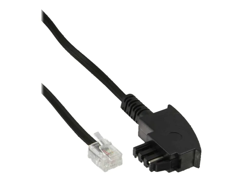 InLine TAE-F Kabel - für Telekom/Siemens-Geräte - TAE-F ST an RJ11 ST - 10m 18917