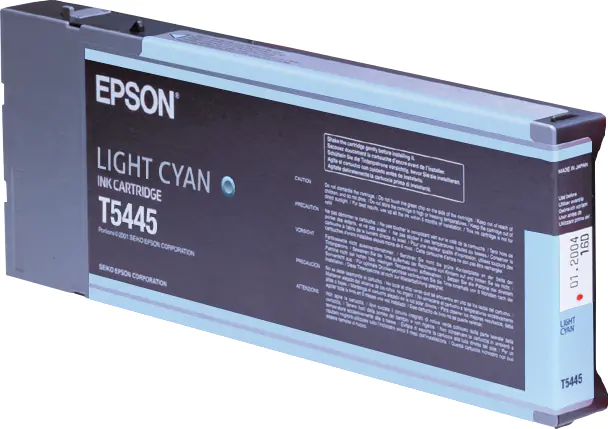 Epson T5445 - 220 ml - hell Cyan - Original - Tintenpatrone - für Color Proofer 9600; Stylus Pro 4000, Pro 4000 C8, Pro 9600 Epson T5445 - 220 ml - hell Cyan - Original - Tintenpatrone - für Color Proofer 9600; Stylus Pro 4000, Pro 4000 C8, Pro 9600
