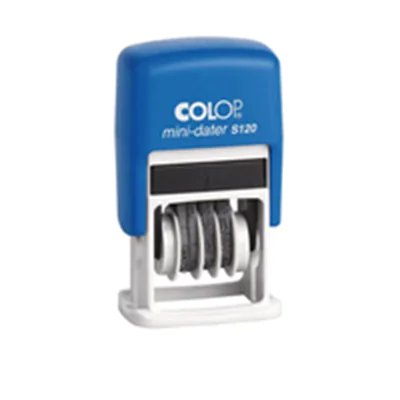 COLOP Datumstempel mini-dater S120 1452000200 24mm Kunststoff blau