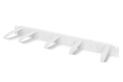 DIGITUS Professional DN-97601-2 - Kabelführungsplatte für Schaltschrank - Hellgrau, RAL 7035 - 1U - 48.3 cm (19")
