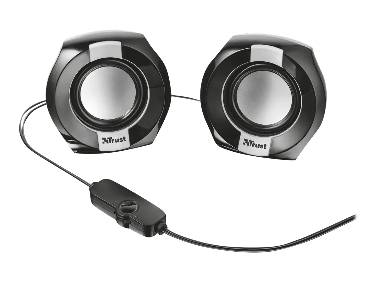 Trust Polo - Lautsprecher - 2.0-Kanal - USB - 4 Watt (Gesamt) - Schwarz Trust Polo - Lautsprecher - 2.0-Kanal - USB - 4 Watt (Gesamt) - Schwarz